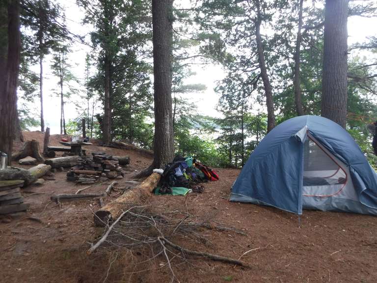 Burntroot Lake campsite