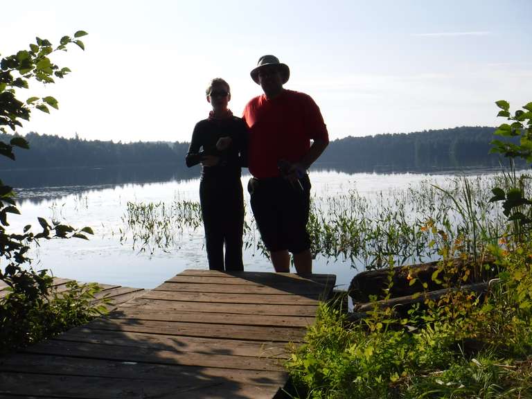 Father and son - Big Trout Lake - Algonquin Park
