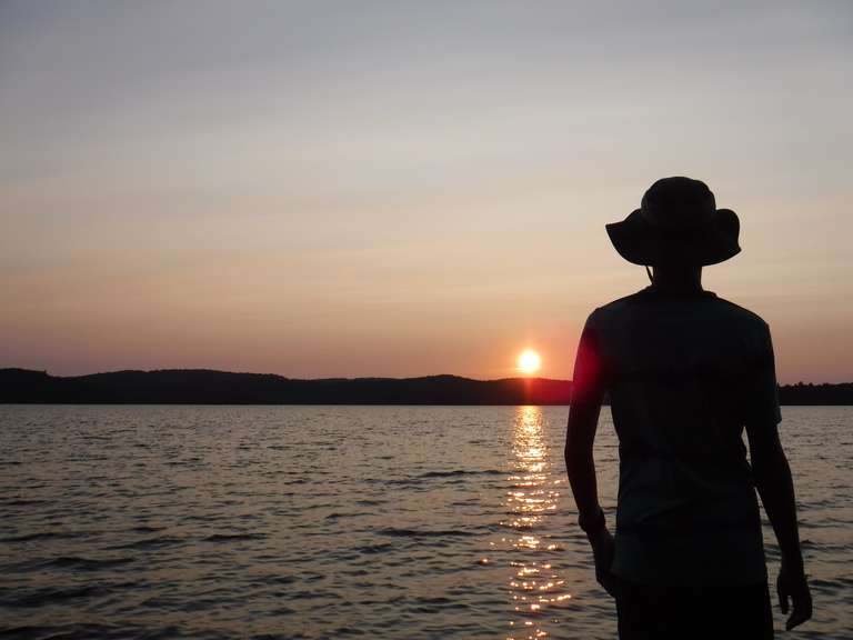 Sunset on Hogan Lake