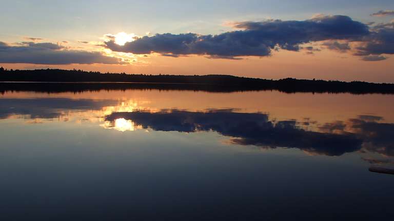 Sunset on Big Trout Lake