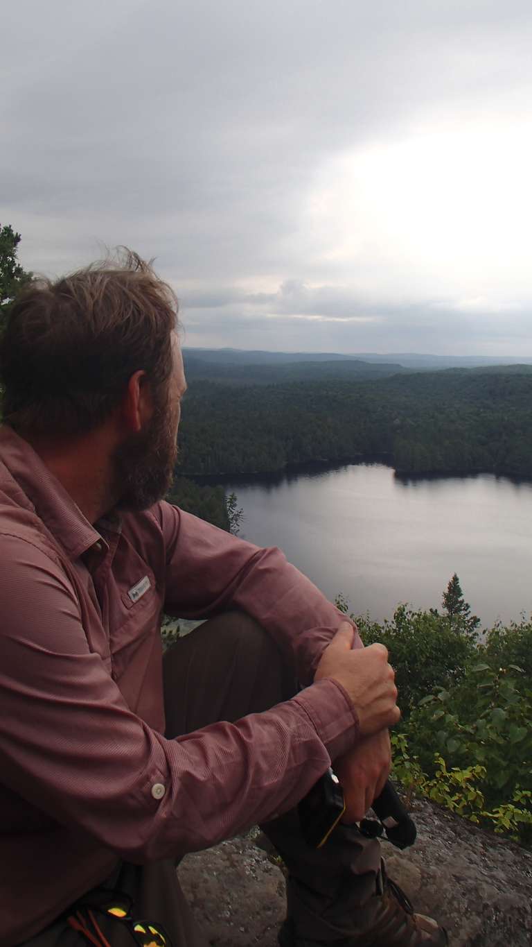 Overlooking Big Crow Lake