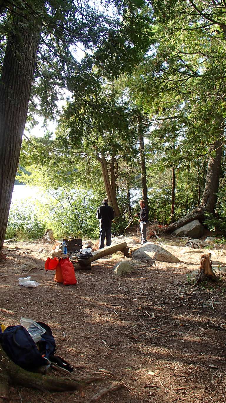 Campsite on Mouse Lake - Algonquin Park