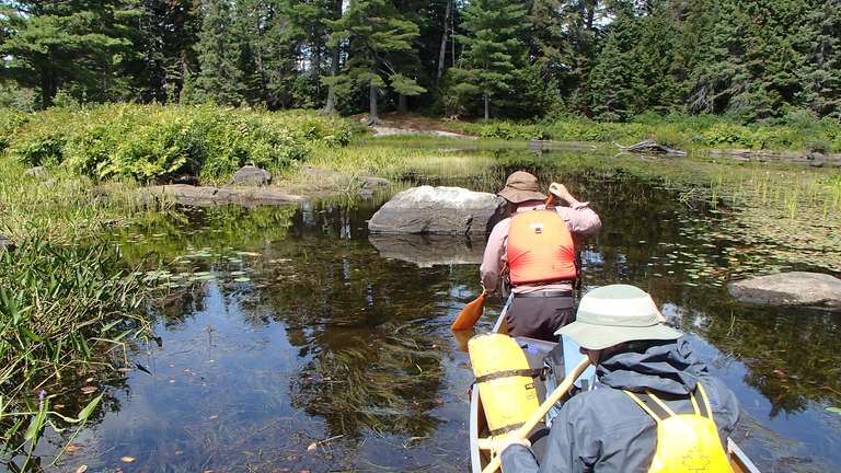 Nearing the beginning of a portage