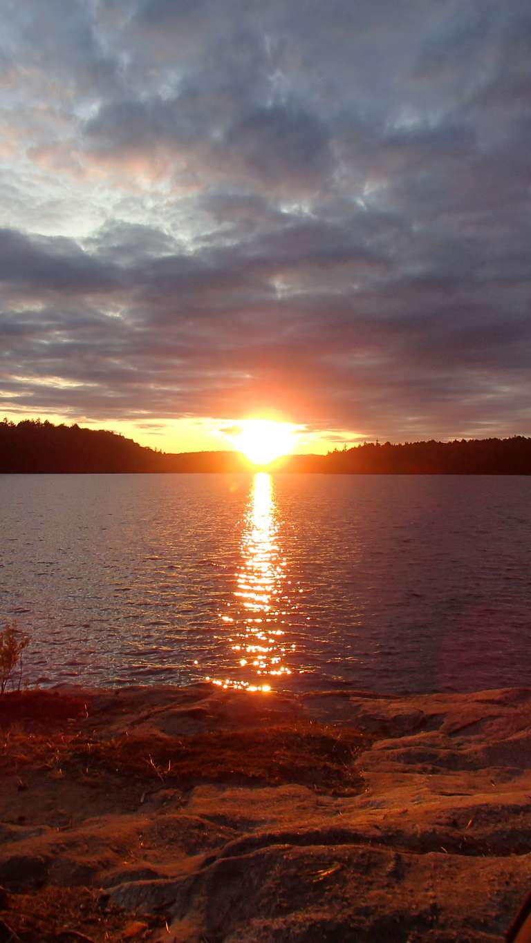 Sunset on Maple Lake