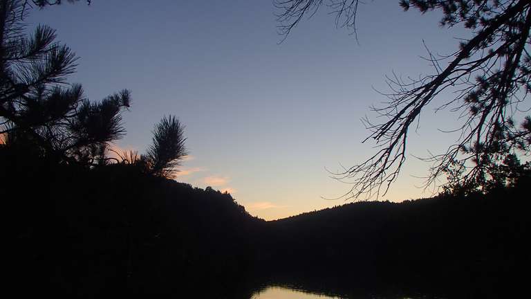 Sunset on Green Leaf Lake